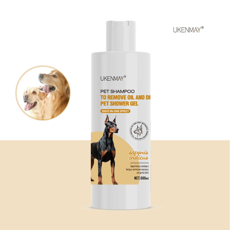 TO REMOVE OIL AND DIRT PET SHOWER GEL