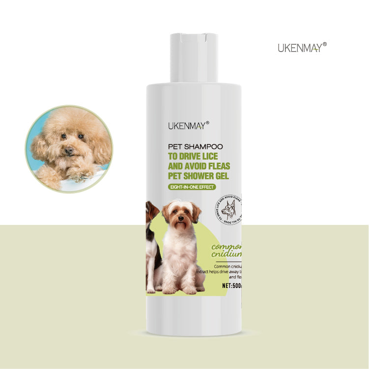 TO DRIVE LICE AND AVOID FLEAS PET SHOWER GEL