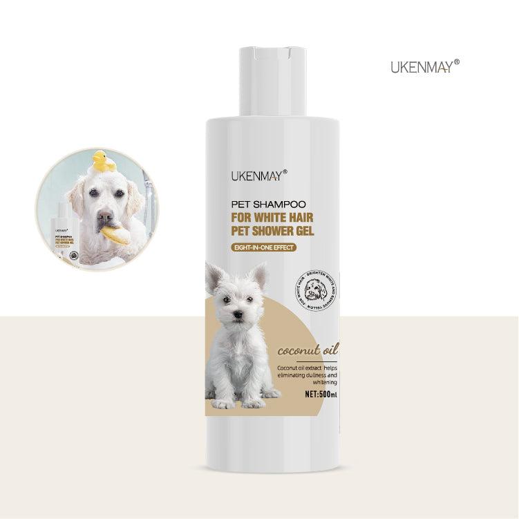 FOR WHITE HAIR PET SHOWER GEL