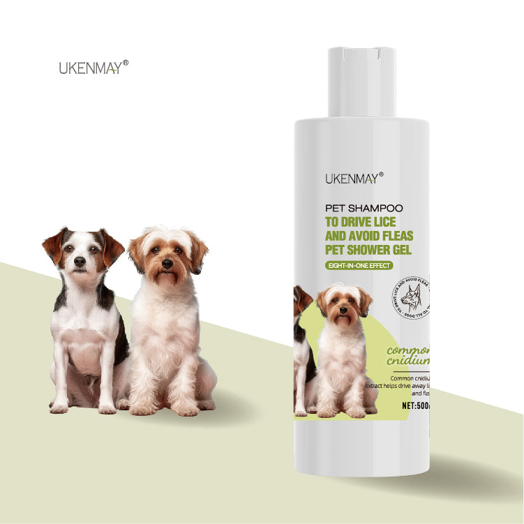 TO DRIVE LICE AND AVOID FLEAS PET SHOWER GEL