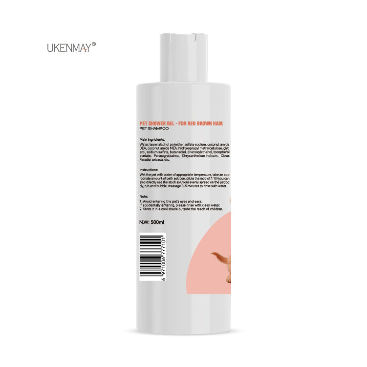 FOR RED BROWN HAIR PET SHOWER GEL