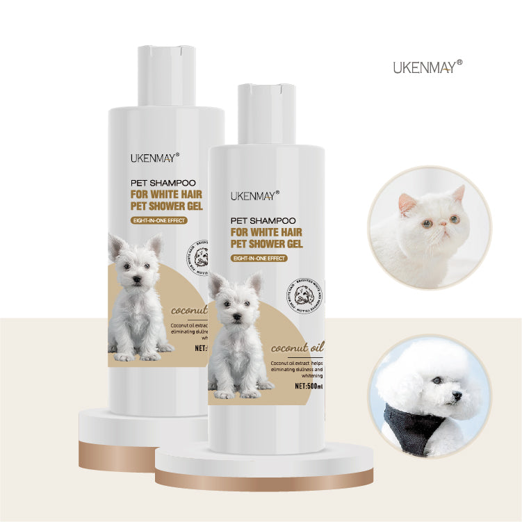 FOR WHITE HAIR PET SHOWER GEL