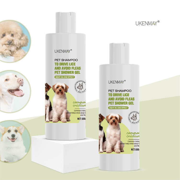 TO DRIVE LICE AND AVOID FLEAS PET SHOWER GEL