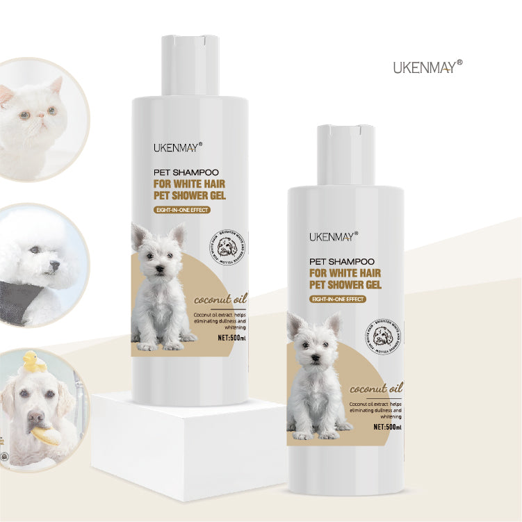 FOR WHITE HAIR PET SHOWER GEL