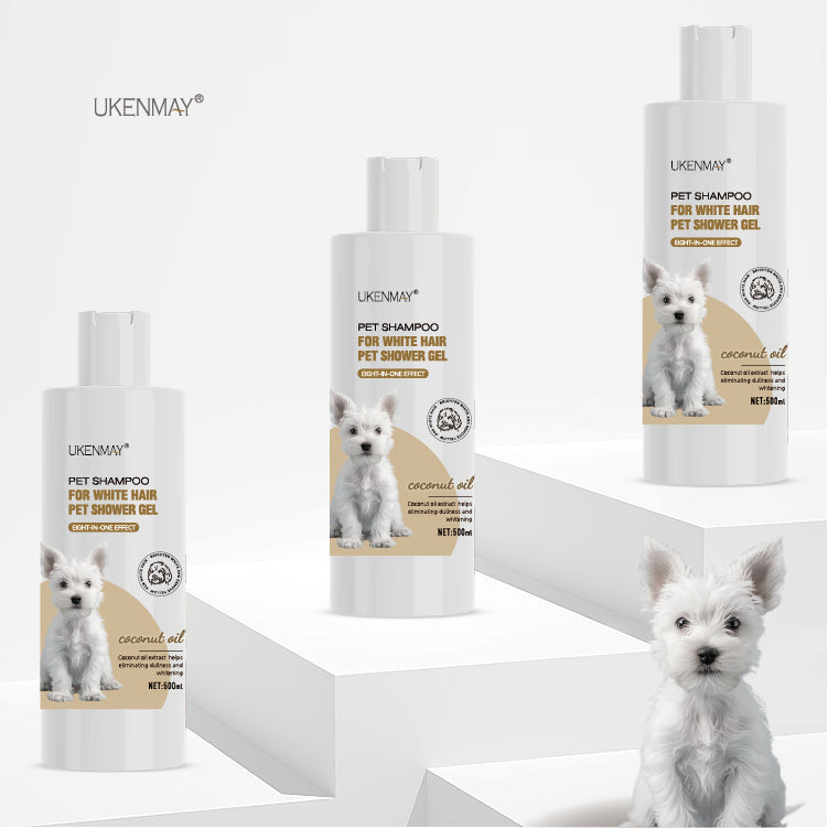 FOR WHITE HAIR PET SHOWER GEL