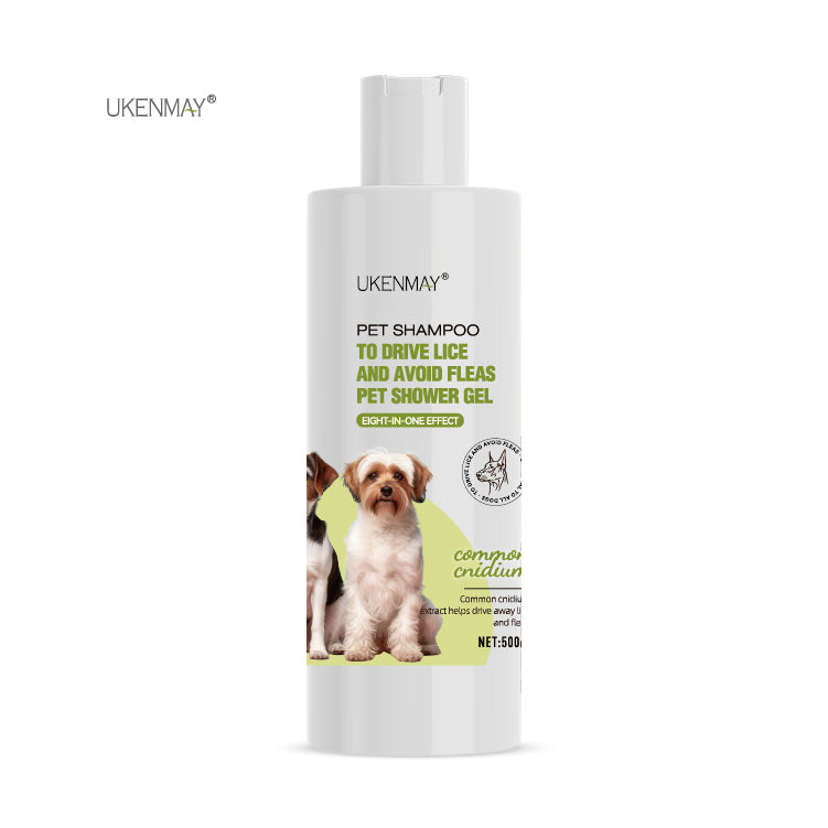 TO DRIVE LICE AND AVOID FLEAS PET SHOWER GEL
